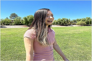 Amber Angel — азиатская тинка Amber Angel получает кримпай