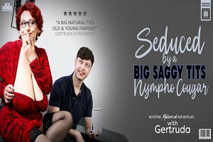 Гертруда — чешская зрелая лисица Гертруда с ее мега отвисшими сиськами занимается жестким сексом с соблазненным рабочим мальчиком-игрушкой