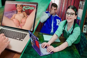 Лола Валентайн — Мой первый: Лола получает кримпай от парня ее хулигана