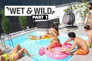 MIA Trejsi, Mini Mitzix & Linda Caprice — Wet & Wild Pool Party, часть 1