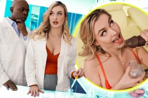 Наталья Старр — это для исследования! Ученый MILF Milks BBC Lab Partner