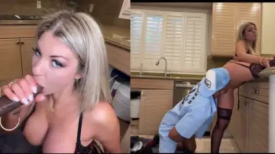 Kayla Kayden — неверную блондинку-жену отругал разнорабочий с BBC