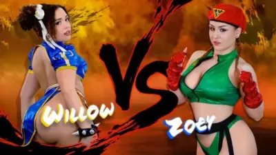Уиллоу Райдер и Зои Усо – Уиллоу Райдер против Зои Усо! Драться! (Пародия на Street Fighter)